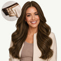 Brown Sugar Swirl Highlights (2C/4E/6C) Thick Sew-In Weft Hair Extensions (100g-160g)