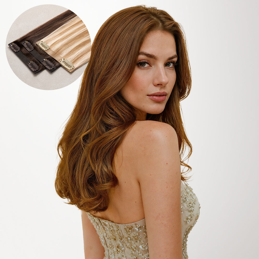 Copper (350) Seamless Clip-Ins (130g-160g)