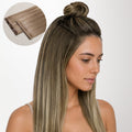 Bleach Blonde Balayage (3/8/613) Invisi Edge Seamless Clip-Ins (130g-170g)