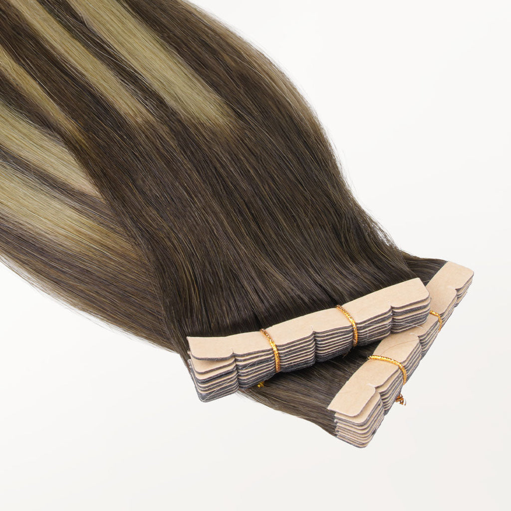 Caramel Blonde Balayage (4/27/4) Mini Tape-Ins 40g [Clearance]