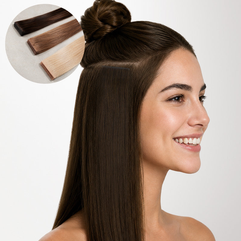 Chocolate Brown (4A) Invisi Edge Tape-Ins 50g