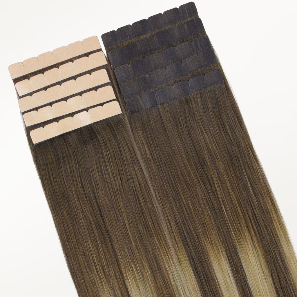 Caramel Blonde Balayage (4/27/4) Mini Tape-Ins 40g [Clearance]