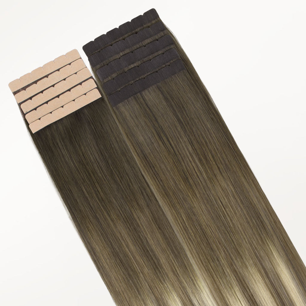 Bleach Blonde Balayage (3/8/613) Wide Tape-Ins 50-100g