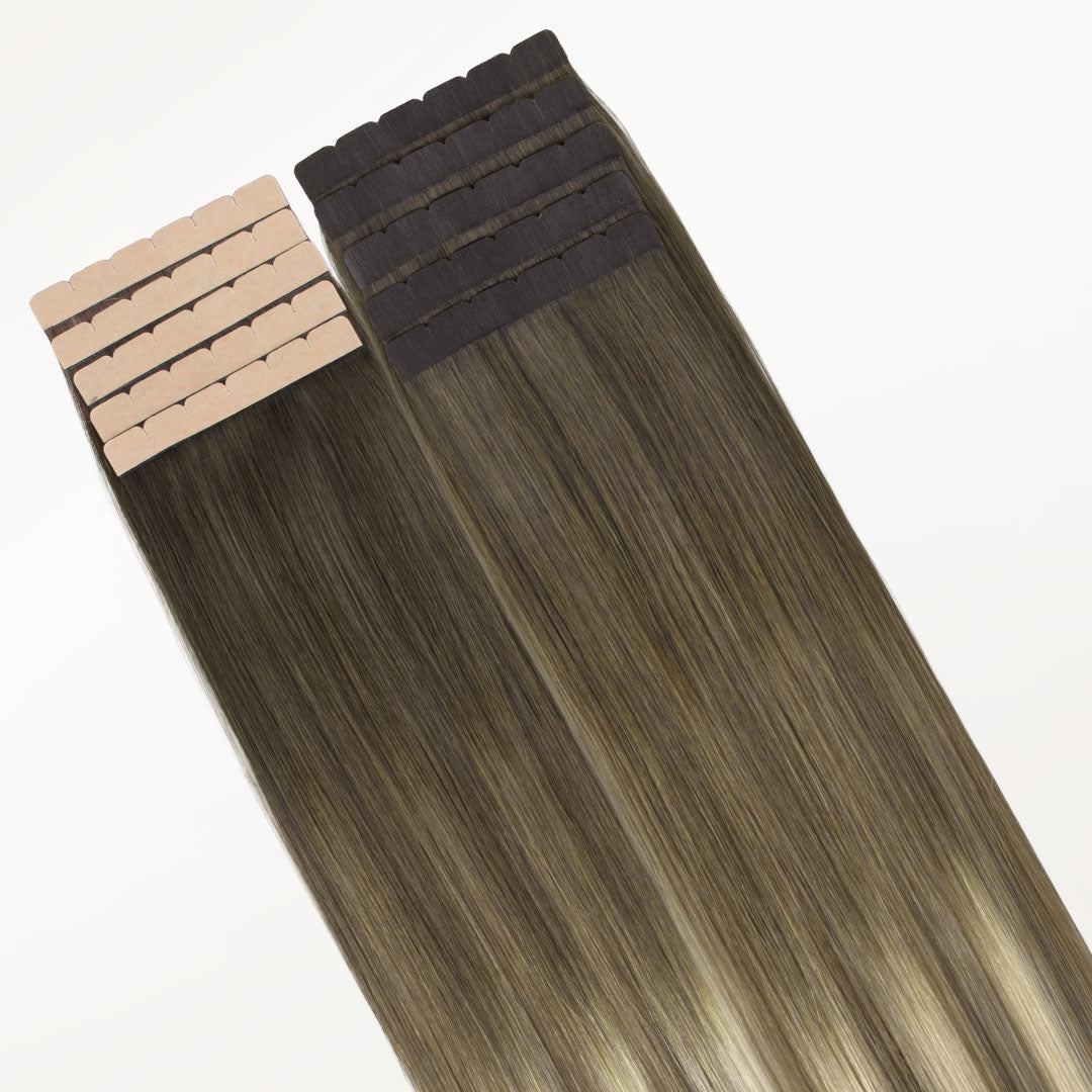 Bleach Blonde Balayage (3/8/613) Wide Tape-Ins 50-100g