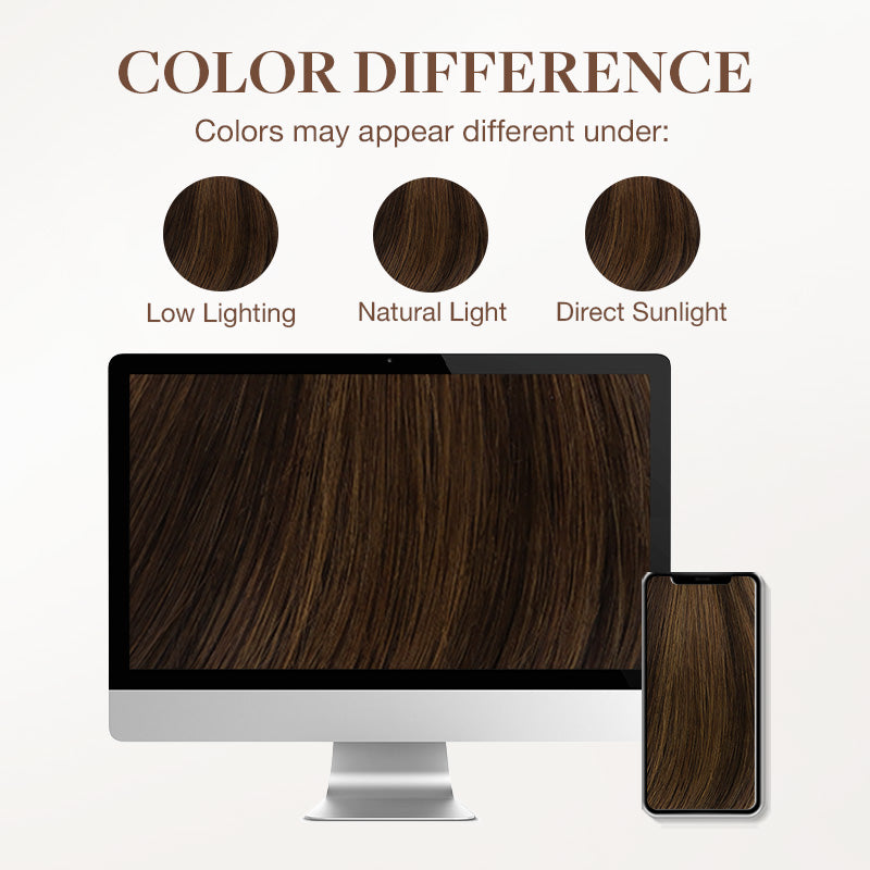 Brown Sugar Swirl Highlights (2C/4E/6C) Classic Clip-Ins (120g-150g)
