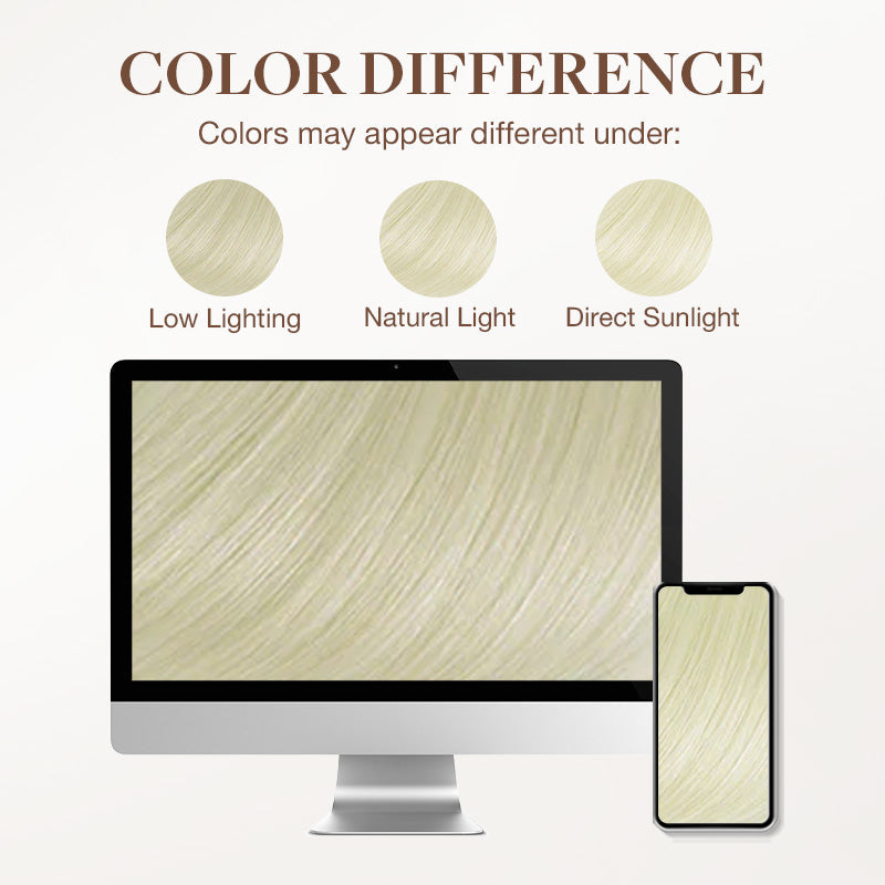 Bleach Blonde (613) Wire Hair Extensions (70g-110g)