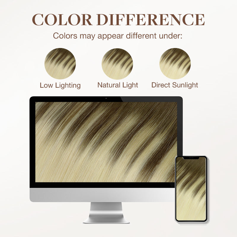 Ash Brown to Platinum Blonde (9/60) Tape-Ins 50g [Clearance]