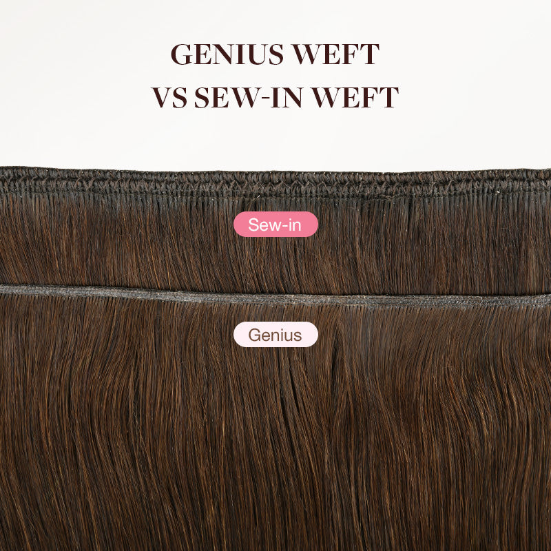 Bleach Blonde Balayage (3/8/613) Genius Flex Weft Hair Extensions (50-60g)