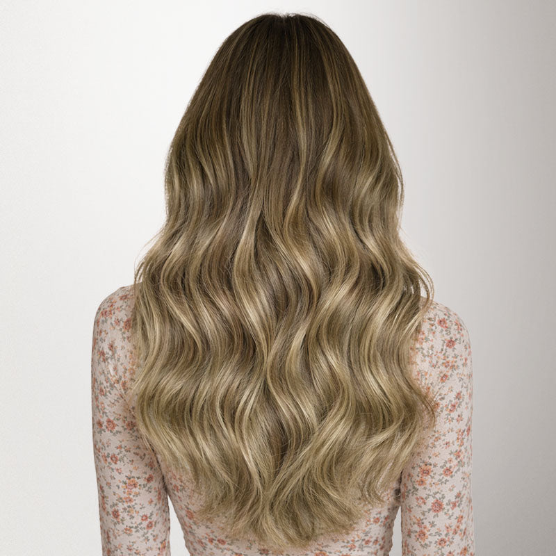 Bleach Blonde Balayage (3/8/613) Genius Flex Weft Hair Extensions (100-120g) [Clearance]