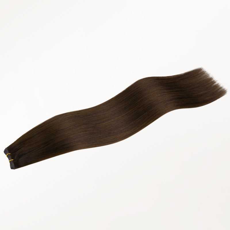 Chocolate Brown (4A) Genius Flex Weft Hair Extensions (50-60g)