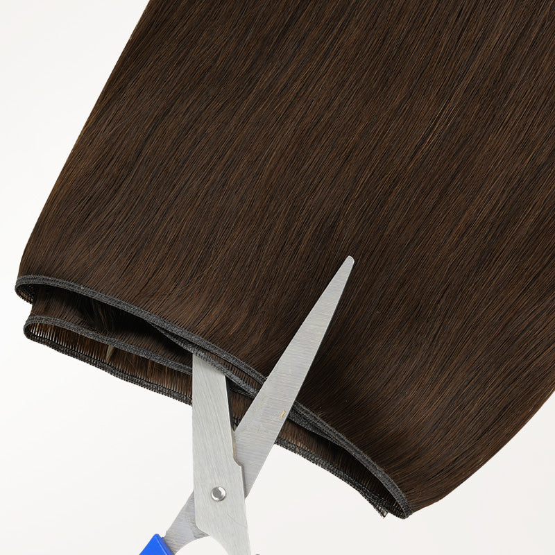 Chocolate Brown (4A) Genius Flex Weft Hair Extensions (50-60g)