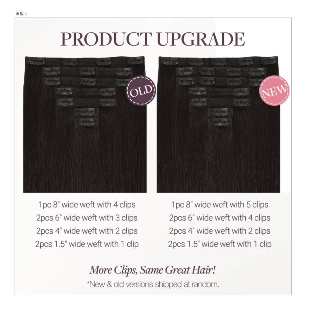 Caramel Blonde Balayage (4/27/4) Seamless Clip-Ins (130g-160g)