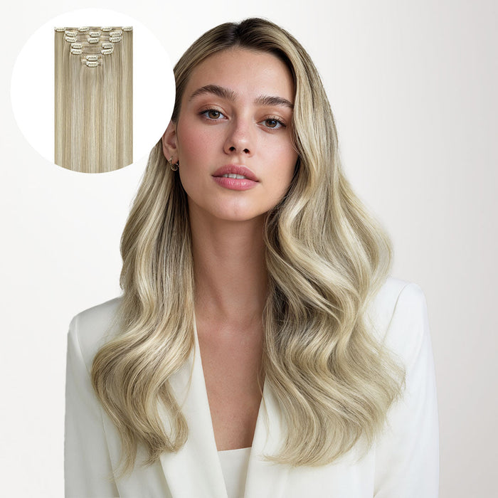 Ash Blonde Highlights (17A/60A) Classic Clip-Ins (150g-170g)
