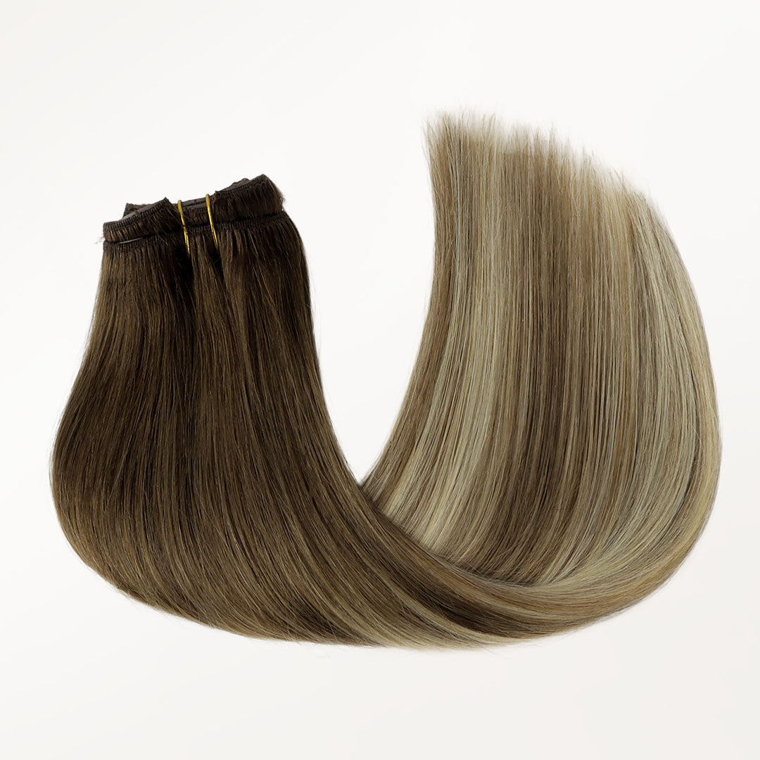 Bleach Blonde Balayage (3/8/613) Classic Clip-Ins (150g-170g)