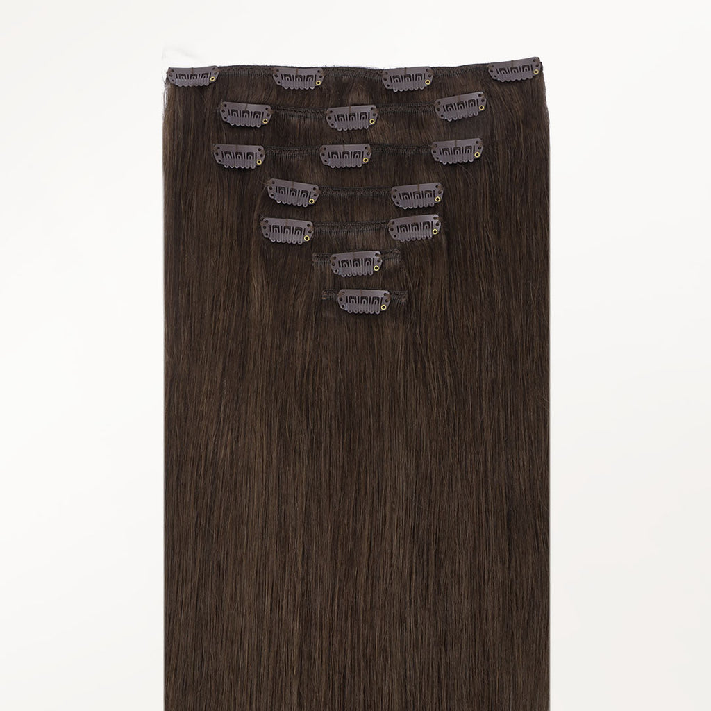 Chocolate Brown (4A) Classic Clip-Ins (150g-170g) [Clearance]