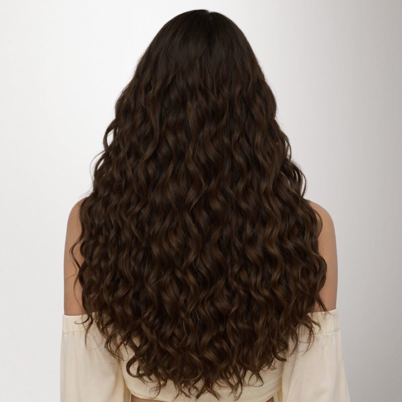 Chocolate Brown (4A) Elf Curly Clip-in Hair Extensions (120-150g)