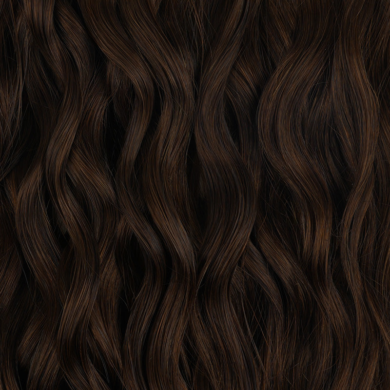 Chocolate Brown (4A) Elf Curly Clip-in Hair Extensions (120-150g)