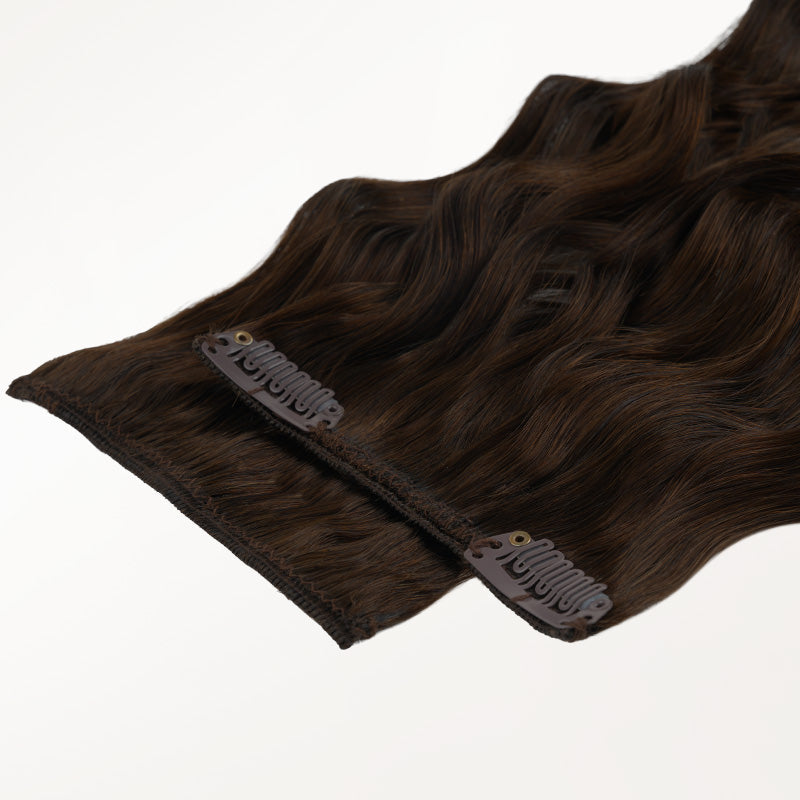 Chocolate Brown (4A) Elf Curly Clip-in Hair Extensions (120-150g)