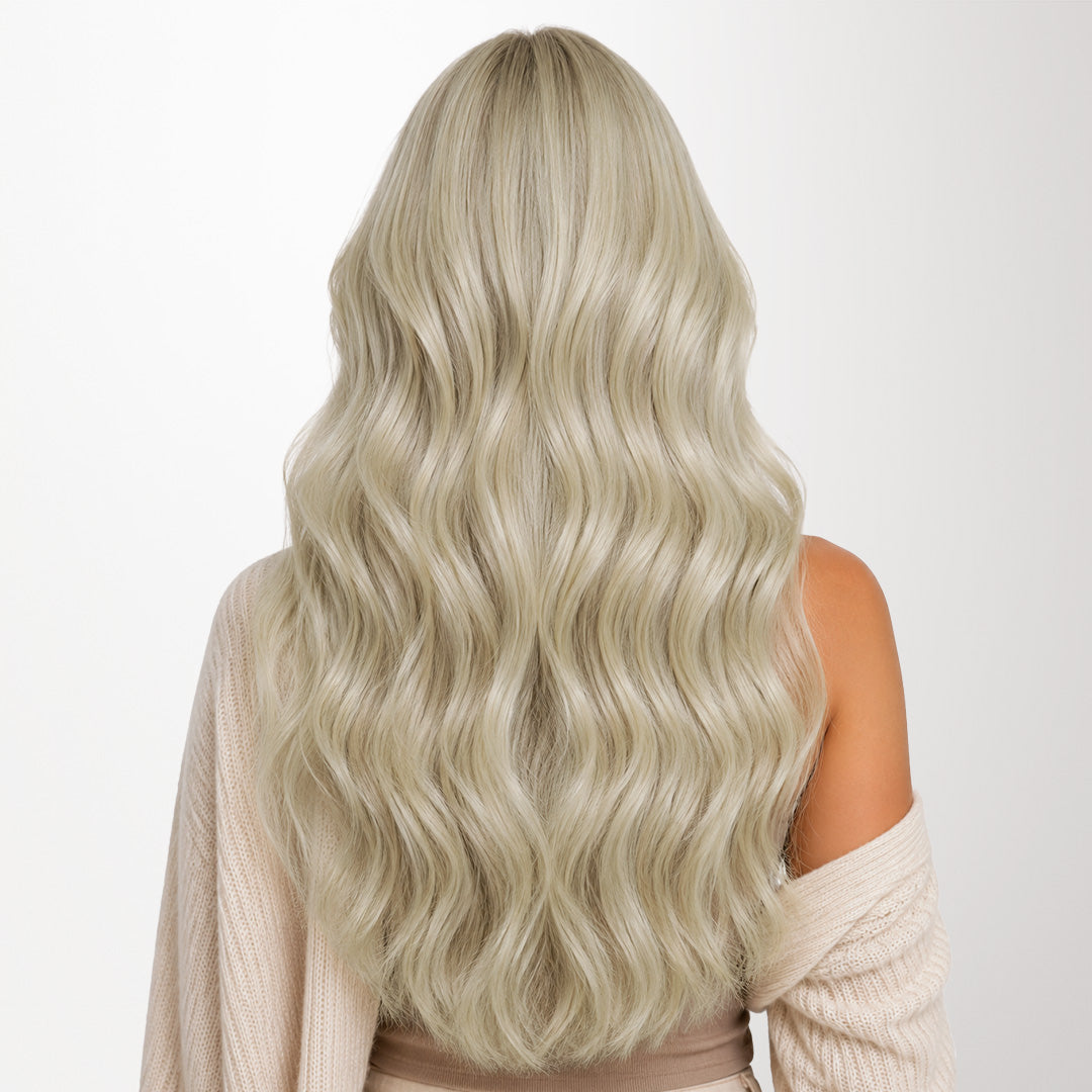 Ash Blonde Highlights (17A/60A) Flat Tip Hair Extensions 50-60g