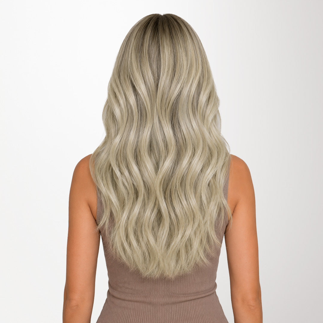 Ash Blonde Highlights (17A/60A) Flat Tip Hair Extensions 50-60g