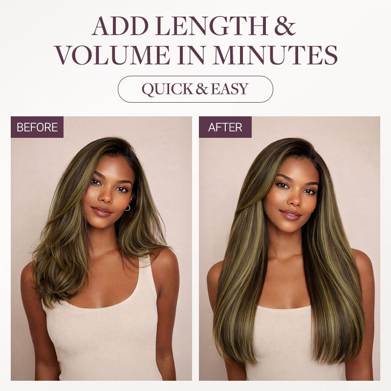 Caramel Blonde Balayage (4/27/4) Silky Straight Tape In Hair Extensions 50g