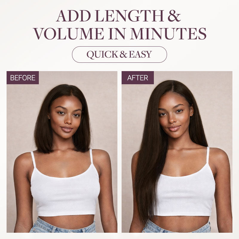 Chocolate Brown (4A) Silky Straight Tape In Hair Extensions 50g