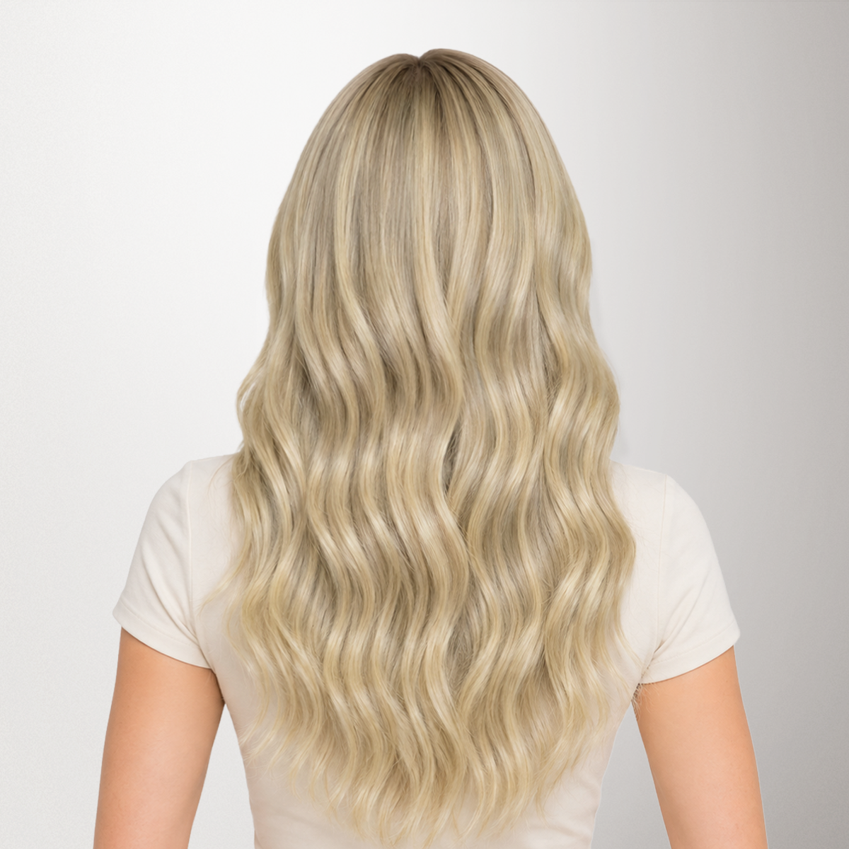 Ash Blonde Highlights (17A/60A) SofGrip Nano Pro Tip Hair Extensions 50-100g