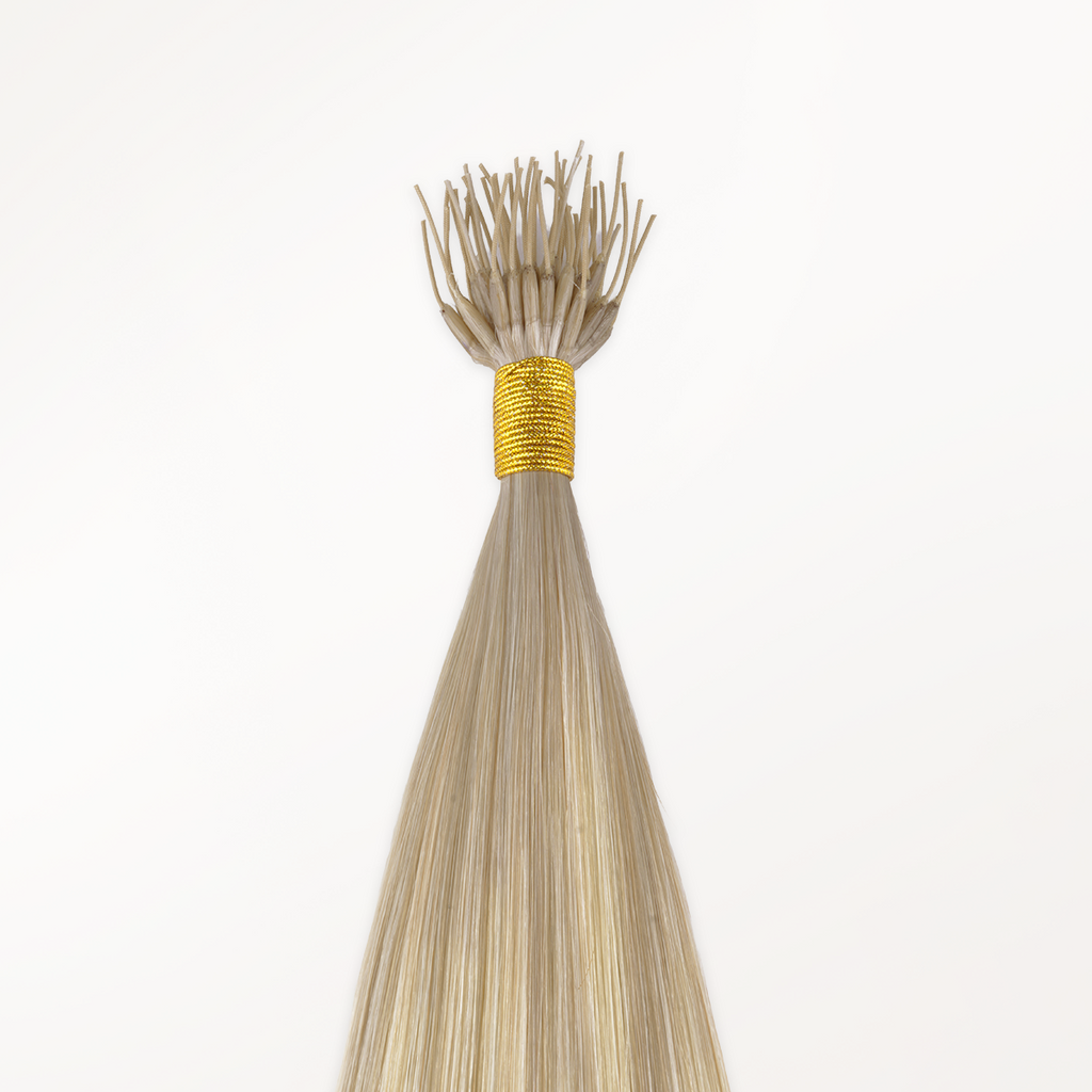 Ash Blonde Highlights (17A/60A) SofGrip Nano Pro Tip Hair Extensions 50-100g