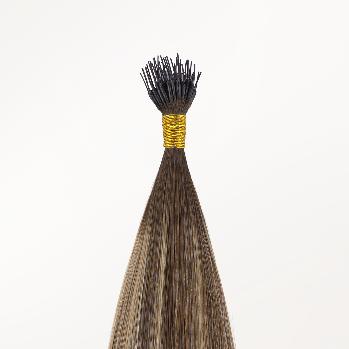 Caramel Blonde Balayage (4/27/4) SofGrip Nano Pro Tip Hair Extensions 50-100g