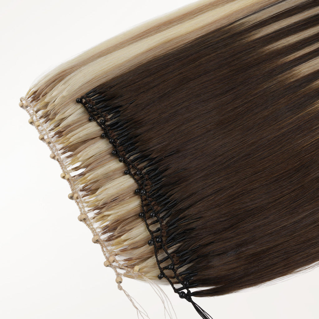 Chocolate Brown (4A) Feather Weft Hair Extension (50g-120g)