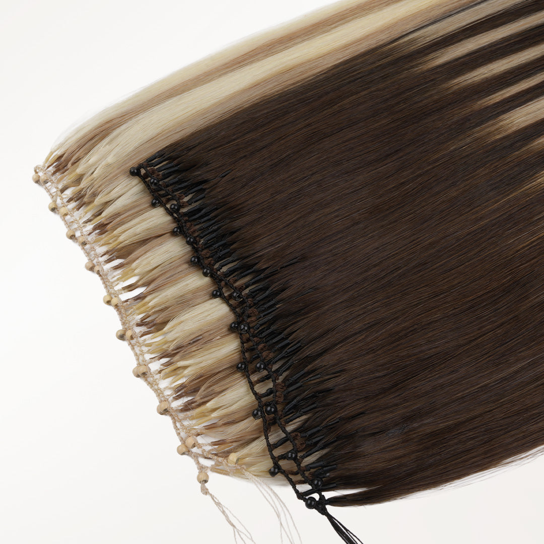 Chocolate Brown (4A) Feather Weft Hair Extension (50g-120g)