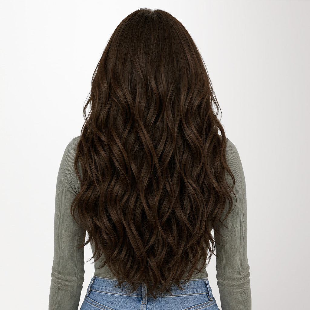 Chocolate Brown (4A) Feather Weft Hair Extension (50g-120g)