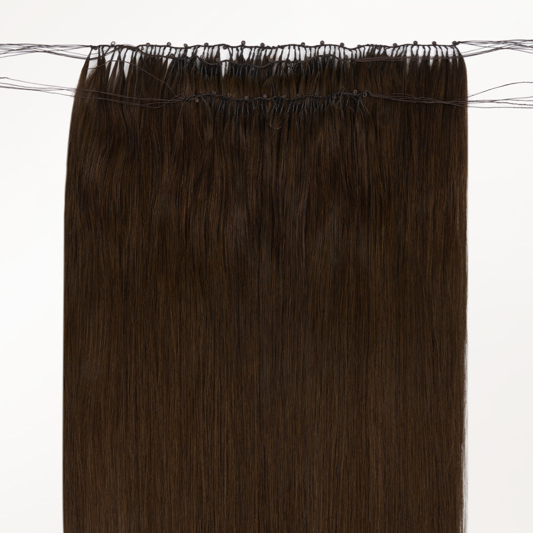 Chocolate Brown (4A) Feather Weft Hair Extension (50g-120g)