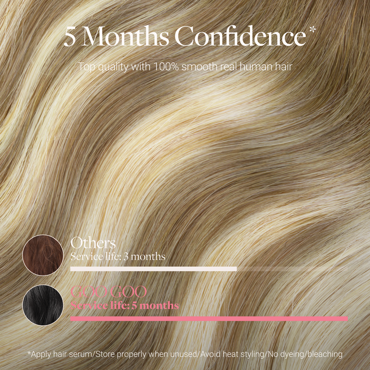 Bleach Blonde Balayage (3/8/613) Wide Tape-Ins 50-100g
