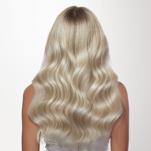 Ash Blonde Highlights (17A/60A) Butterfly Weft Hair Extensions (100g-160g) [Clearance]
