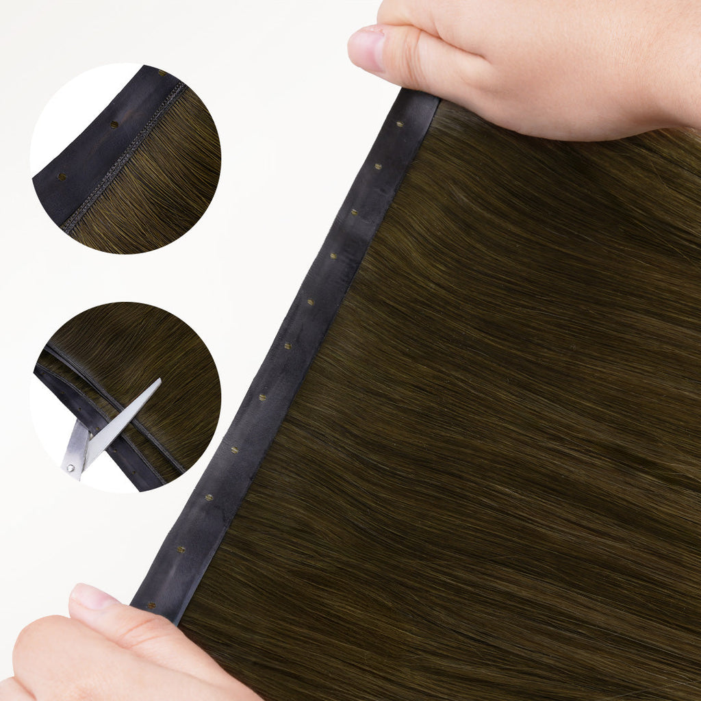 Bleach Blonde Balayage (3/8/613) Butterfly Weft Hair Extensions (100g-160g)