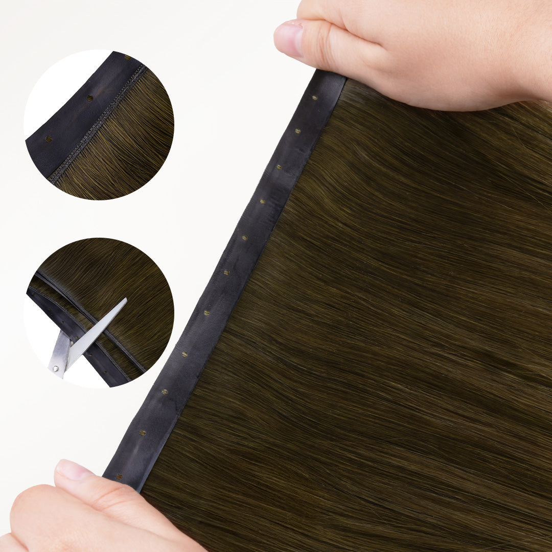 Bleach Blonde Balayage (3/8/613) Butterfly Weft Hair Extensions (100g-160g)