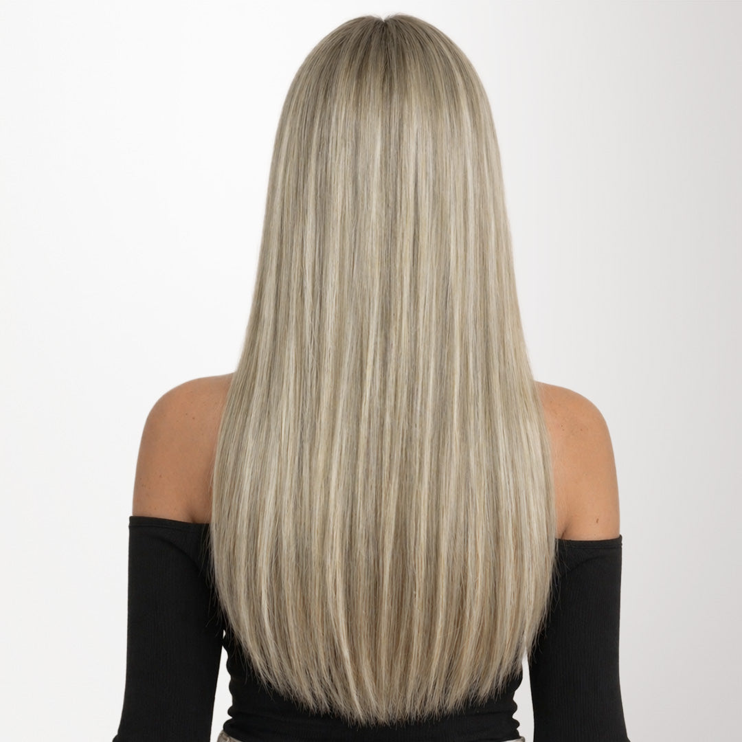 Ash Blonde Highlights (17A/60A) Butterfly Weft Hair Extensions (100g-160g)