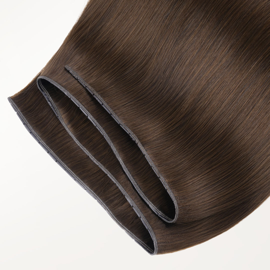 Chocolate Brown (4A) Butterfly Weft Hair Extensions (100g-160g)