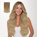 Ash Beige Blonde Blend (T12A/18H/P18H) Classic Clip-Ins (120g-150g)