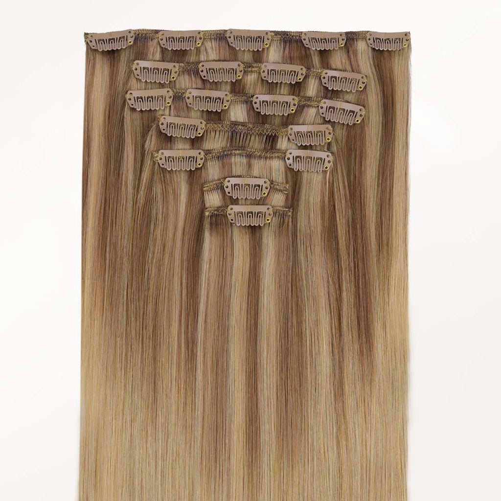 Ash Beige Blonde Blend (T12A/18H/P18H) Classic Clip-Ins (120g-150g)
