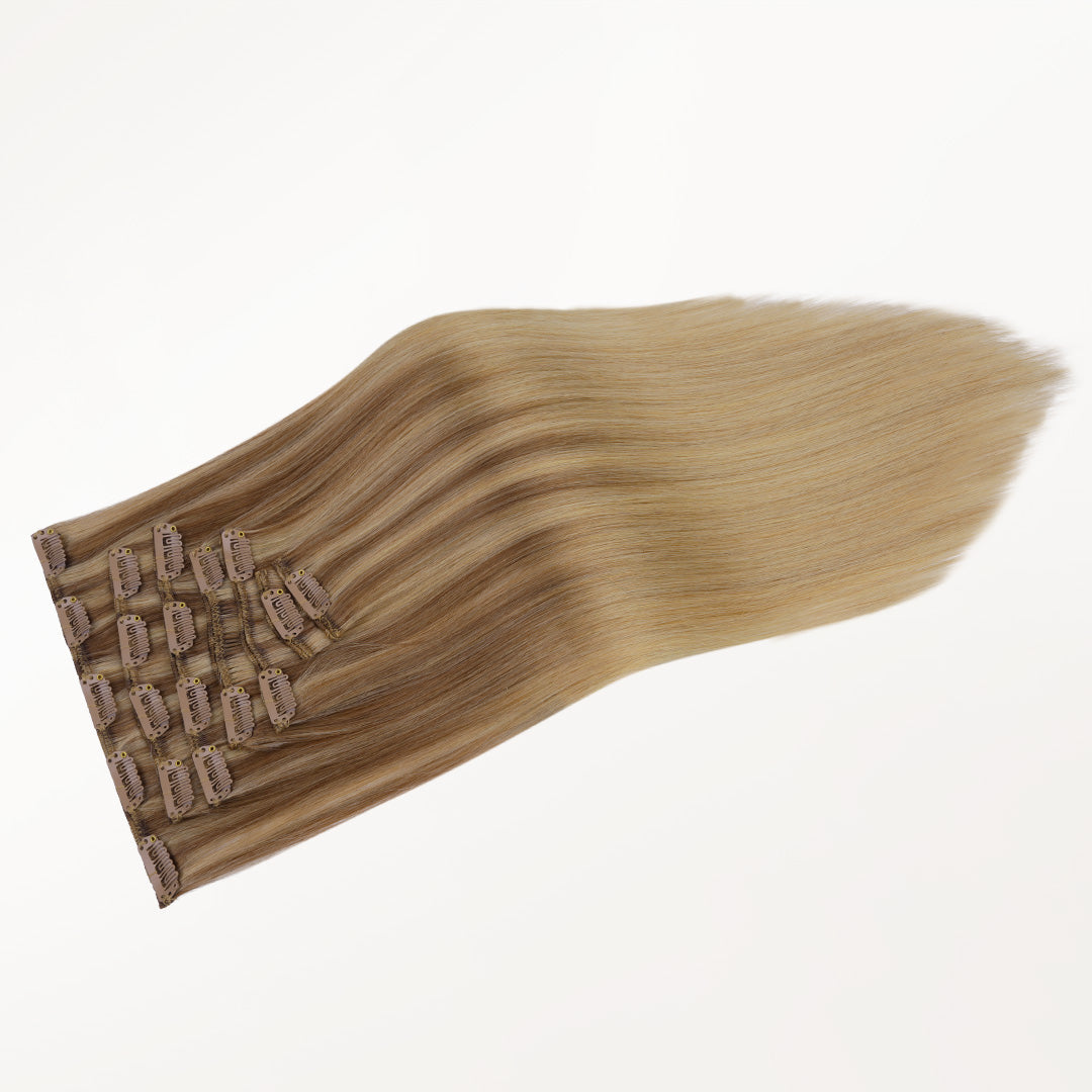 Ash Beige Blonde Blend (T12A/18H/P18H) Classic Clip-Ins (120g-150g)