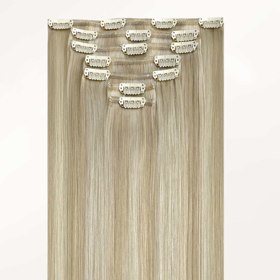 Ash Blonde Highlights (17A/60A) Classic Clip-Ins (120g-150g) [Clearance]