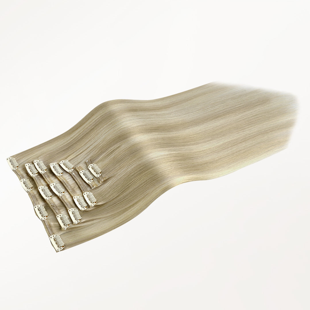Ash Blonde Highlights (17A/60A) Classic Clip-Ins (120g-150g) [Clearance]