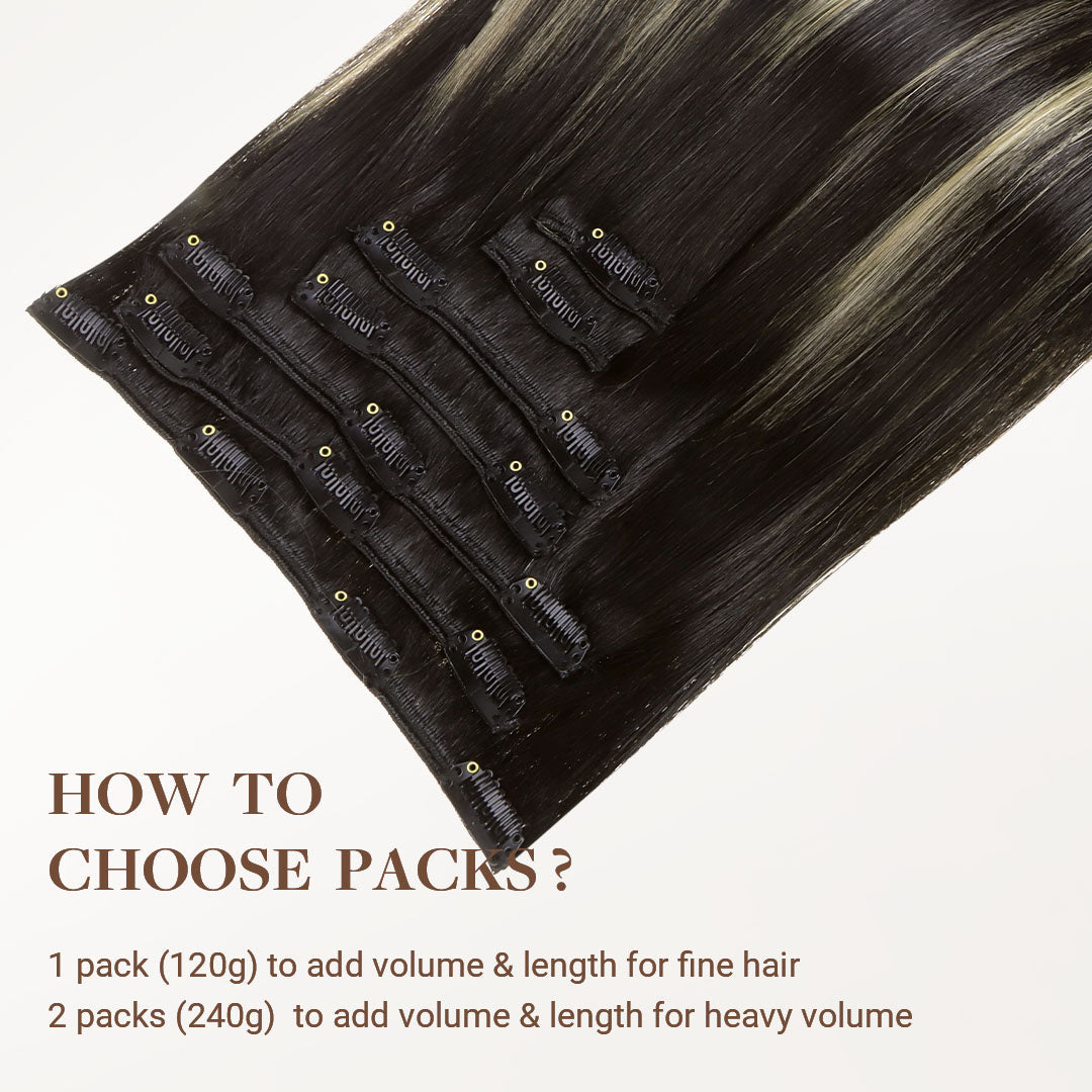 Classic Clip in Hair Extensions-1