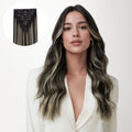 Black to Light Blonde Balayage (1B/19/1B) Classic Clip-Ins (120g-150g)