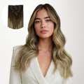 Bleach Blonde Balayage (3/8/613) Classic Clip-Ins (120g-150g)