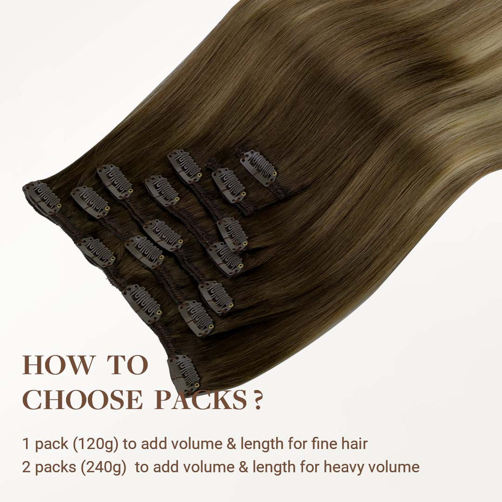 Classic Clip in Hair Extensions-1