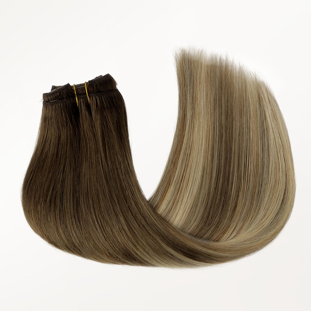 Bleach Blonde Balayage (3/8/613) Classic Clip-Ins (120g-150g)