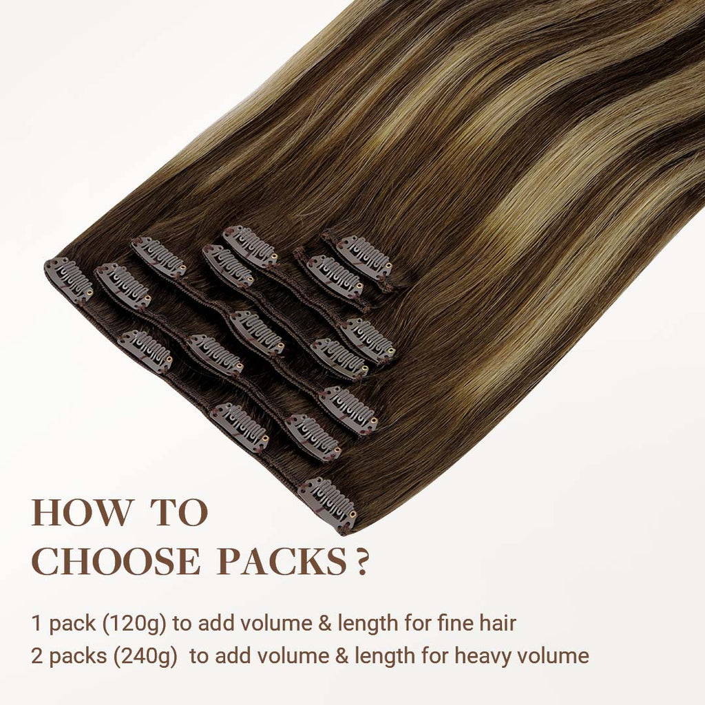 Classic Clip in Hair Extensions-1